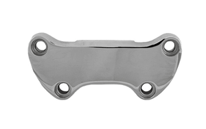 Hard Drive Handlebar Clamps  for '73-Up HD (except Springer Softail)  - Chrome, Plain Clamp w/ Skirt