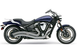 Cobra Speedster Swept Exhaust for Roadstar 1600/1700 '99-07 -Chrome