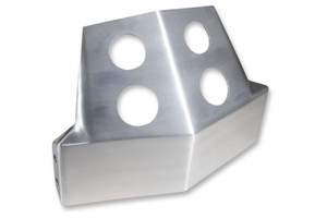 The Speed Merchant Skid Plate for '91-05 Dyna Models Brushed Aluminum Finish