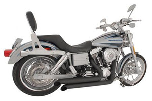 Freedom Performance Exhaust Declaration Turn Out for Dyna '06-17 - Black