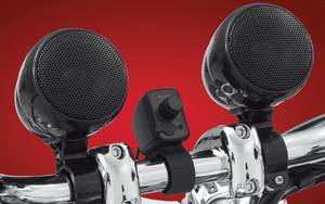 Big Bike Parts Waterproof Bluetooth Stereo System -Black