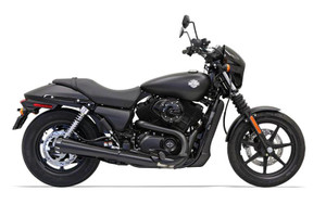 Bassani 4" Megaphone Muffler for '14-Up Harley Davidson Street 500/750 -Each