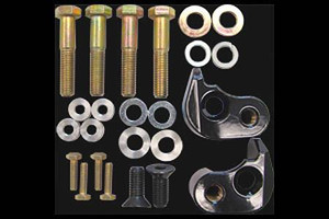 L.A. Choppers Rear Lowering Kits for '85-96 FLT/FLHT/FLHR  (Steel Construction 1.5 Inch Drop)