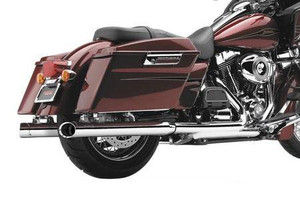 Cobra 3 inch Slip-On Mufflers with Racepro Tips for '95-16 Harley