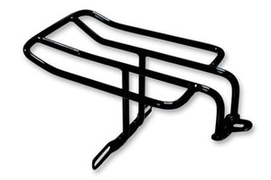 Drag Specialties Black Fender Luggage Rack for '06-12 FXD w/ Conventional License Plate Mount