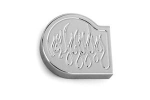 Baron Custom Horn Cover for '99-14 Yamaha Road Star - Rear/Flame