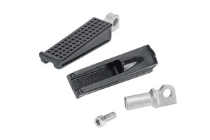 Biltwell Inc. Sanderson Footpegs -H-D Male Mount -Black Electroplate