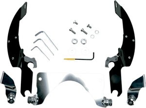 Memphis Shades Batwing Windshield Mounting Kit for C90/T '05-09-Black FAIRING AND WINDSHIELD NOT INCLUDED