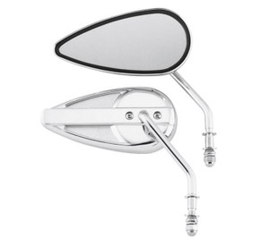 Biker's Choice Custom Style Mirrors for '65-21 H-D Models -Teardrop