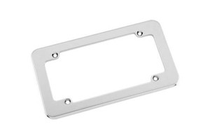Biker's Choice  License Plate Frame Large Smooth