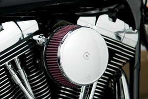 Arlen Ness Big Sucker Stage 1 Performance Air Filter Kit with Cover for Harley Davidson Touring '08-16, Softail & FXDLS '16-17 - Chrome, Standard Filter