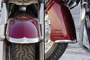 National Cycle Front Fender Tips/Trim for VTX1300R/S '03-up - 2pc. Set