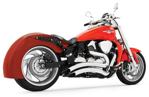 Freedom Performance Sharp Curve Radius Exhaust for '06-17 M109R -Chrome