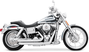 Freedom Performance Exhaust Amendment Slash Cut for Dyna'91-05 -Chrome