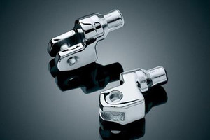 Kuryakyn Rear Footpeg Adapters for Yamaha V-Star 1100 '86-99 (pair)