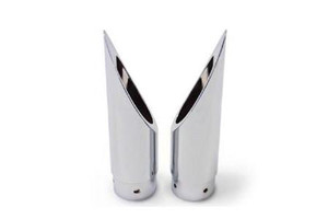 Baron Custom Exhaust Family Jewel Exhaust Tips Xtreme Slash - Sold Each
