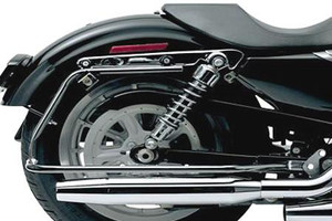 Cycle Visions Bagger-Tail Black bag Mounts for '06-17 Dyna (except FXDB, FXDF & FXDWG)  Saddlebags sold separately