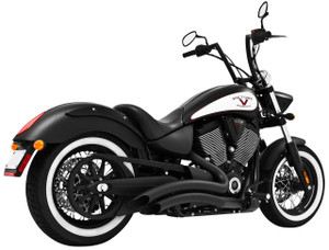 Freedom Performance Sharp Curve Radius Exhaust for '06-16 Vegas/Kingpin/Highball -Black
