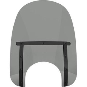 CLEARANCE Memphis Shades Slims Windshield 17" for '94-Up Harley Davidson FLHR/FLHRI/FLHRCI/FLHRSI - Hardware SOLD SEPARATELY - Night Shades Black