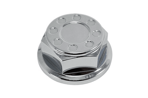 Joker Machine Steering Stem Nut for Certain H-D models -Chrome Plated Click for fitment
