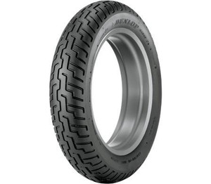 Dunlop Metric Cruiser Tires D404 FRONT 150/80-16 WW (Whitewall) 71H -Each