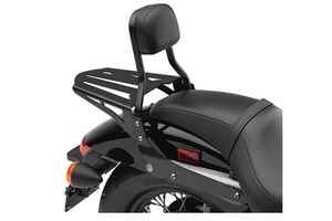 Cobra Flat Laser-Cut Luggage Rack for Spirit 750C2 '07-09, Phantom 2010 & VTX1800N '04-08 (Fits Cobra bars only)-Black DOES NOT INCLUDE SISSY BAR