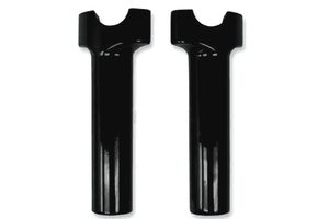 Drag Specialties 1.25" Buffalo Risers 6", Gloss Black