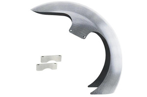 Paul Yaffe's Bagger Nation DEI Front Fender With Satin Adapters for '86-13 CVO Touring and H-D Trike - for 21” tires 130-60/21