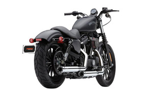 Cobra 3 inch Slip-On Mufflers w/ Racepro Tips for '07-17 FLSTF/FXSTD - Chrome