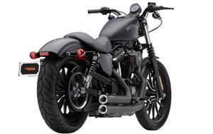 Cobra Speedster Short RPT Exhaust System for '14-22 Harley Davidson Sportster XL - Black