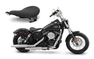 Mustang RunAround Solo Seat for '06-17 Dyna Models