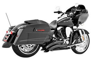 Freedom Performance Exhaust Sharp Curve Radius for '95-16 FLH/FLT -Black