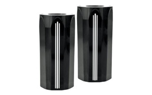 Performance Machine Inc Fork Slider Covers for '14 FLHT/FLHR/FLHX & H-D FL Trike -Tech, Contrast Cut