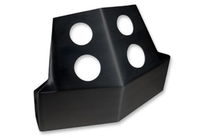 The Speed Merchant Skid Plate for '91-05 Dyna Models Black Power Coat Finish