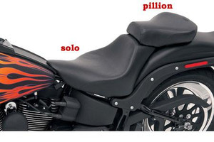 Saddlemen Renegade Deluxe Solo Seat for '06-15 FLSTN & FLSTC -without Studs