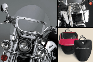 National Cycle SwitchBlade Windshield for M50 Boulevard '05-up - Shorty Style Clear