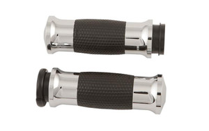 Avon Grips Air Gel Grips for '08-23 FL Models w/ Fly-By-Wire Throttle -Chrome