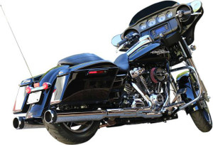 S&S Cycle MK45 4.5 inch Slip On Mufflers - Chrome Tracer