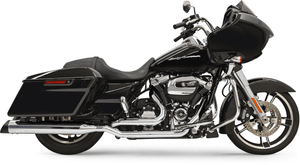 Bassani True Dual Down Under Head Pipes for 2017-Up Harley Davidson Touring - Chrome (Uses '95-16 Mufflers Sold Separately)