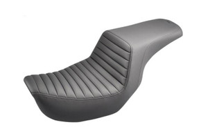 Saddlemen Step Up Seat with GelCore for '04-Up Harley Davidson Sportster XL Models w/ 4.5 Gal Tank- Tuck and Roll (0804-0649)