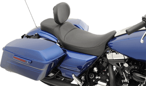 Drag Specialties Seats Extended Reach Predator Seat for Harley Davidson FL Models 2008