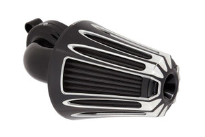Arlen Ness Monster Sucker Air Cleaner Kit with Black Deep Cut Cover for Harley Davidson Models [sku# 81-004]