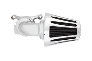 Arlen Ness Monster Sucker Air Cleaner Kit with Chrome Deep Cut Cover for Harley Davidson Models [sku# 81-024]