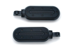 Kuryakyn Heavy Industry Pegs w/ Male Mount Adapters -Satin Black