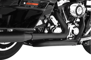 Freedom Performance True Dual Right Side Tuck and Under Headers for '17-Up Harley Davidson FL Models - Black