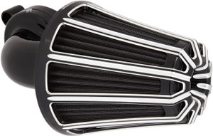 Arlen Ness Monster Sucker 10 Gauge Series Air Cleaner Kits for Harley Touring 2017-23, Black