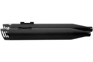 Freedom Performance 4 inch Racing Slip-Ons for '17-Up FL Models - Pitch Black (Shown in Black w/ Black End Cap)