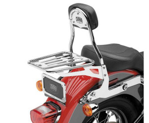 Cobra Detachable Backrest for Harley Davidson Softail Models '07-17 - Chrome