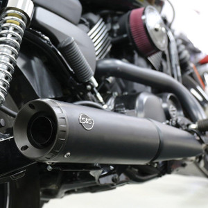 Grand National Slip-On Mufflers for '14-Up Harley Davidson Street and Street Rod