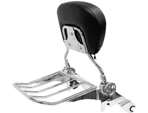 Rivco Quick Detachable Backrest and Luggage Rack for Harley Davidson Road King, Street Glide and Road Glide '14-Up